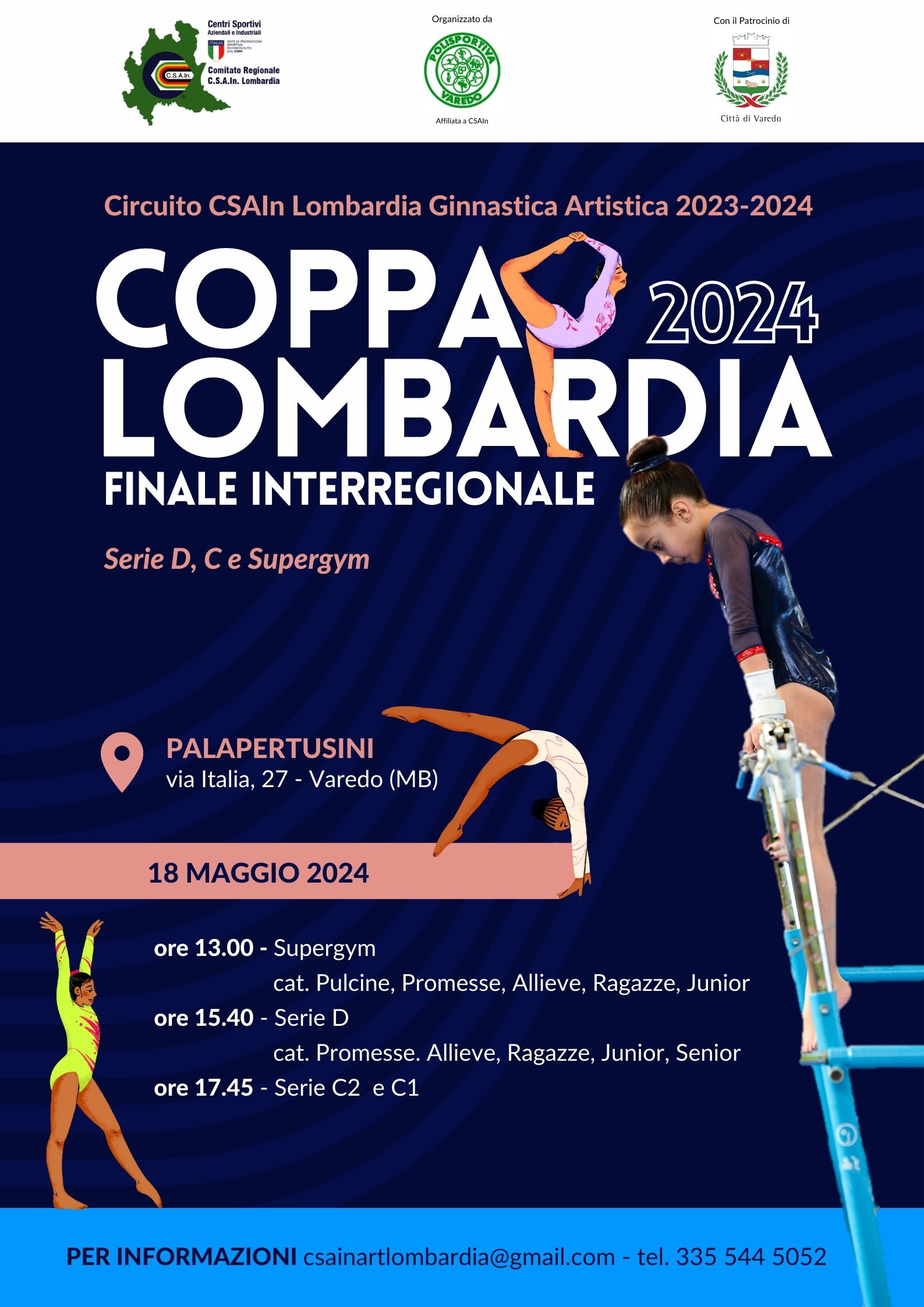 Circuito Regionale CSAIn Lombardia di Ginnastica Artistica 2024 (1)