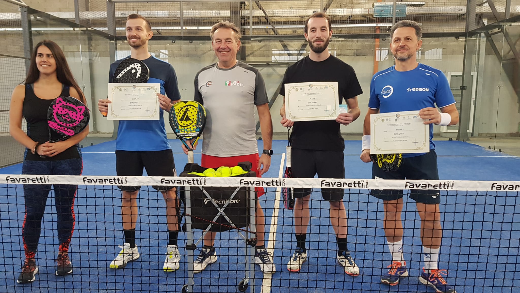 Corsi di formazione CSAIn istruttori di Padel