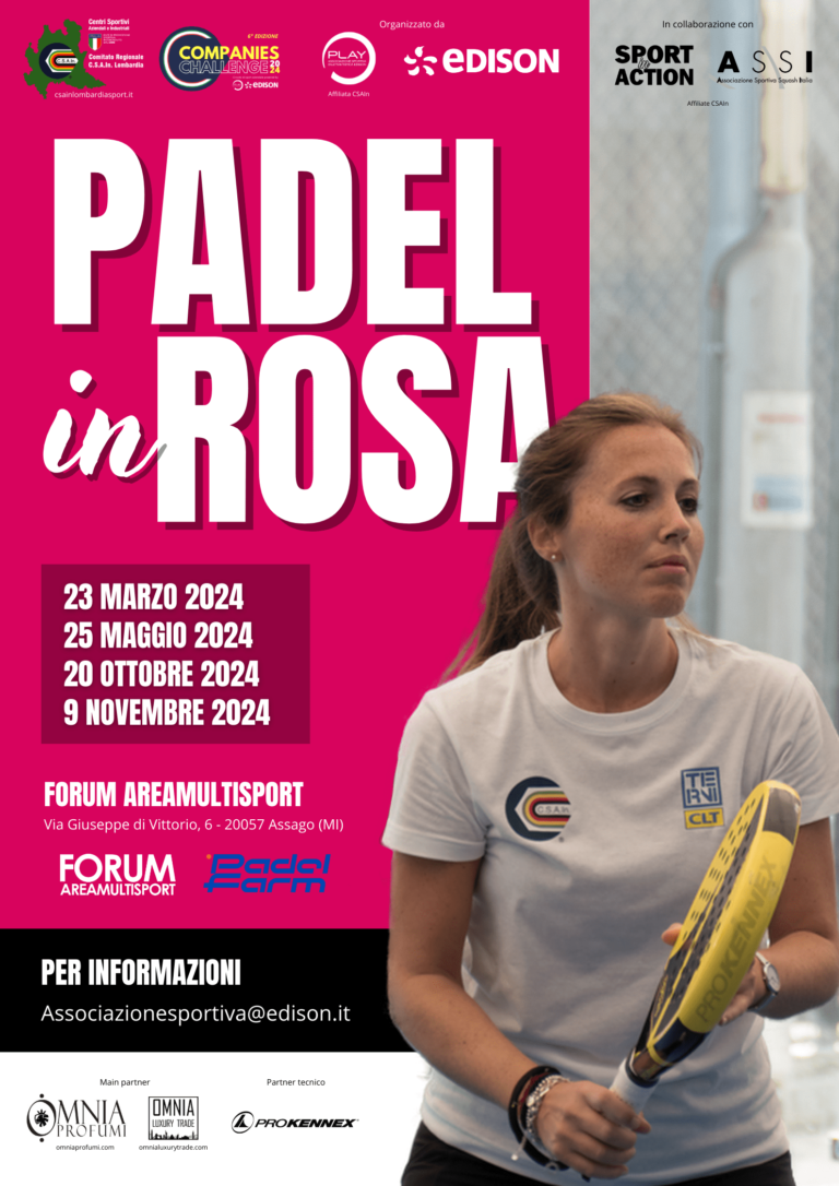 Padel in Rosa 2024