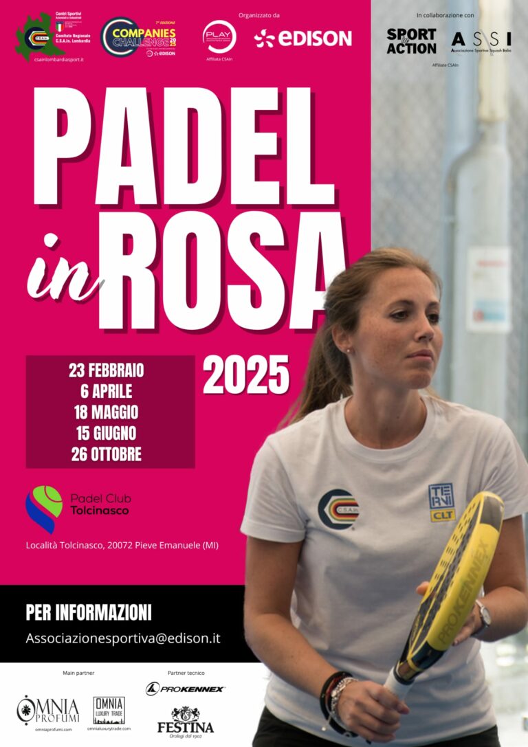 Padel in Rosa 2025