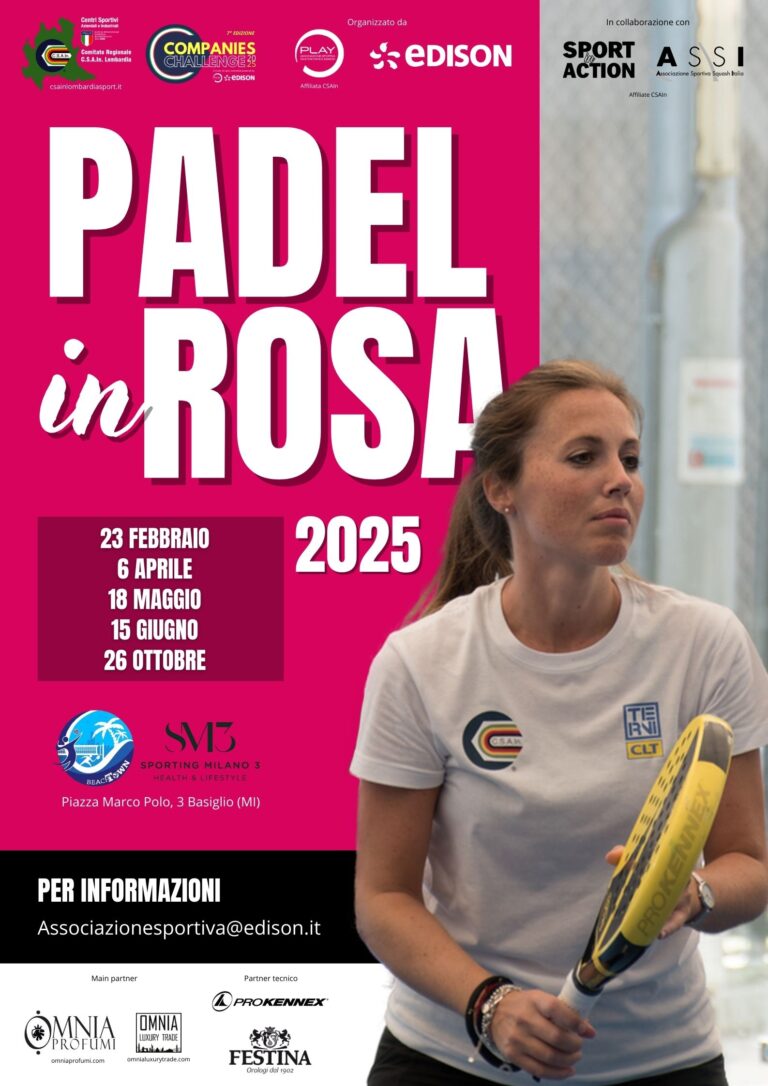 Padel in Rosa 2025