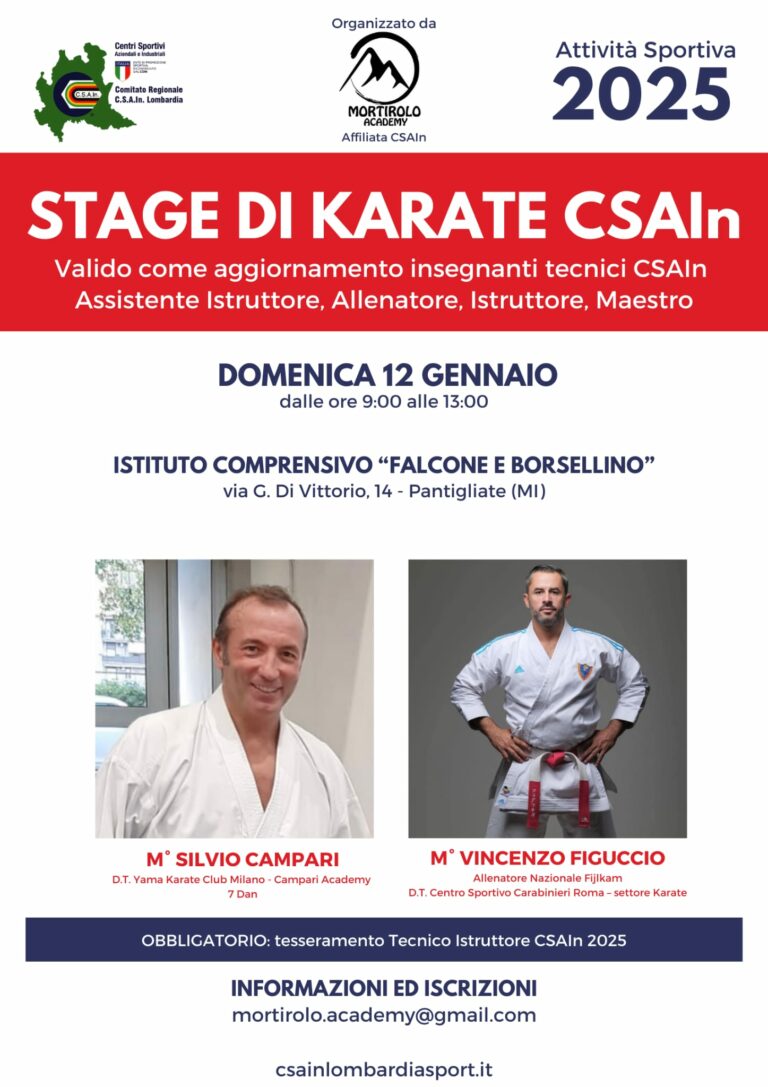 Stage di Karate 2025